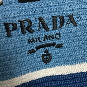 Rafia - Celeste+Bluette Prada bag